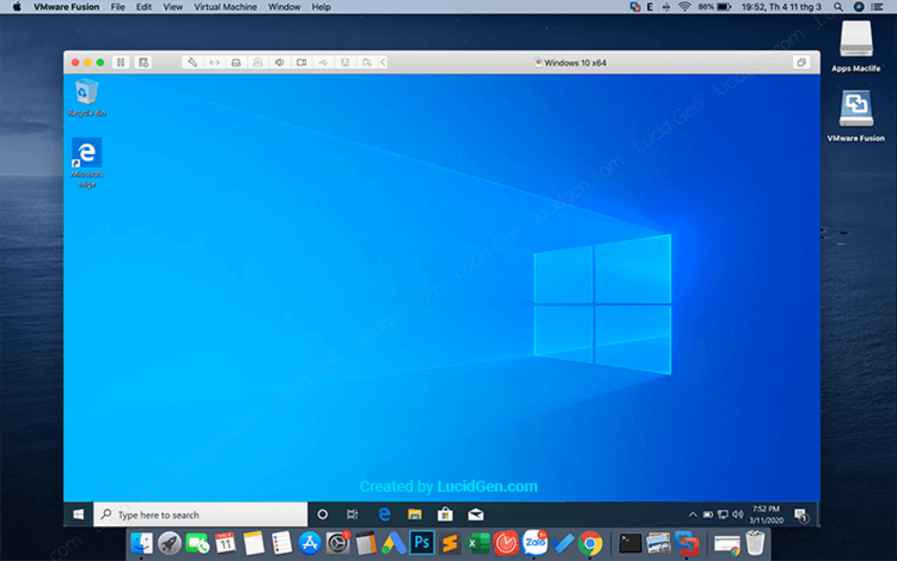 Cài Windows trên Mac bằng VMware