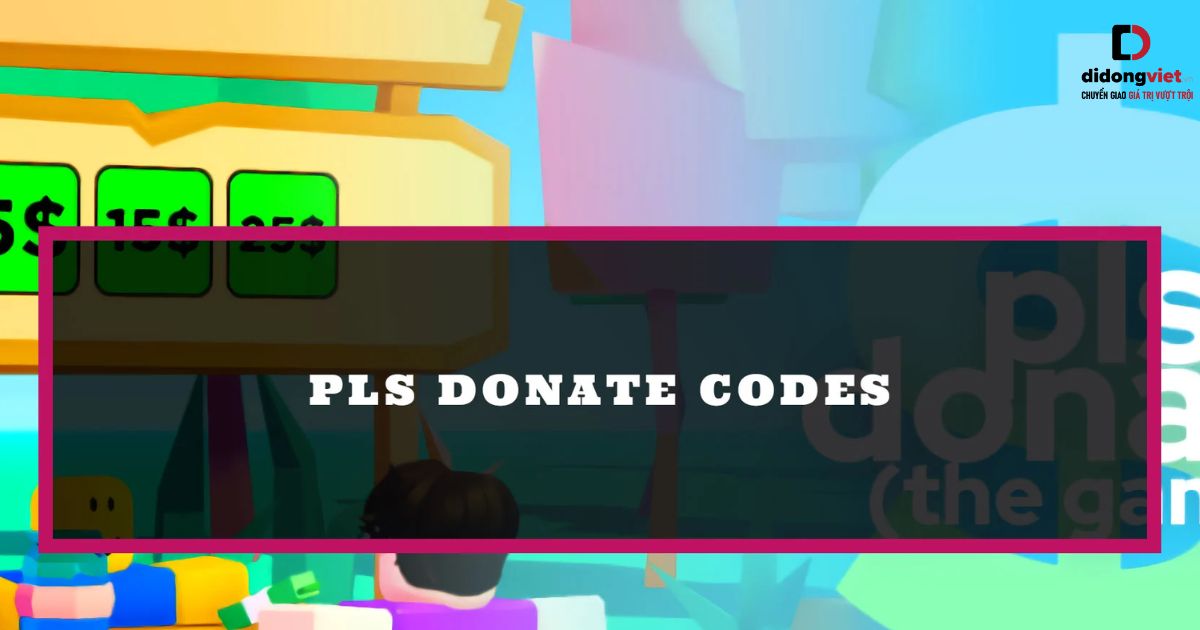 Hướng dẫn nhập Code Pls Donate