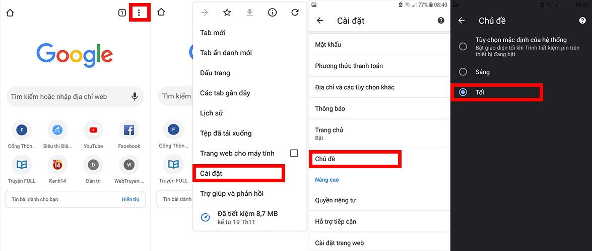 Quản lý tab hiệu quả với Chrome