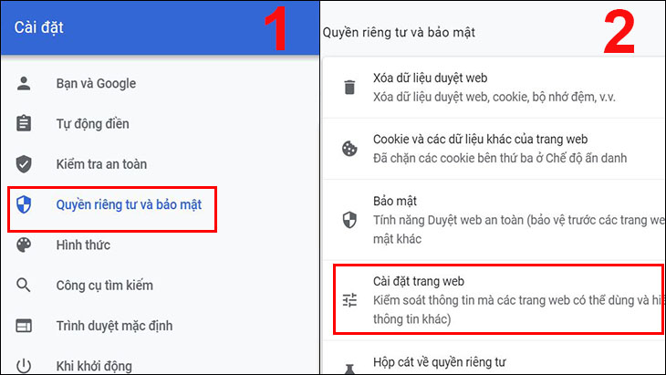 Tắt quảng cáo trên trình duyệt Google Chrome