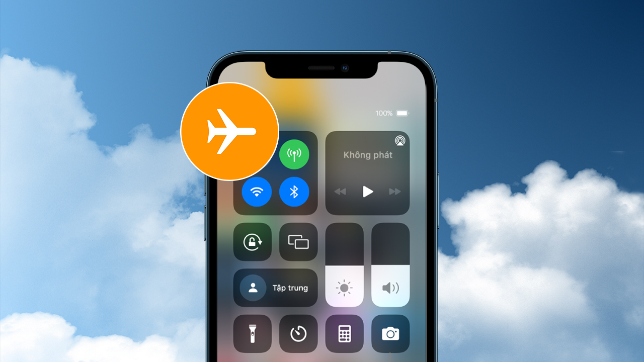 Chế độ máy bay trên iPhone