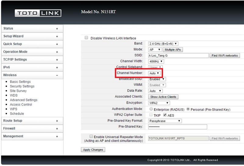 Cập nhật firmware giúp cải thiện hiệu suất mạng