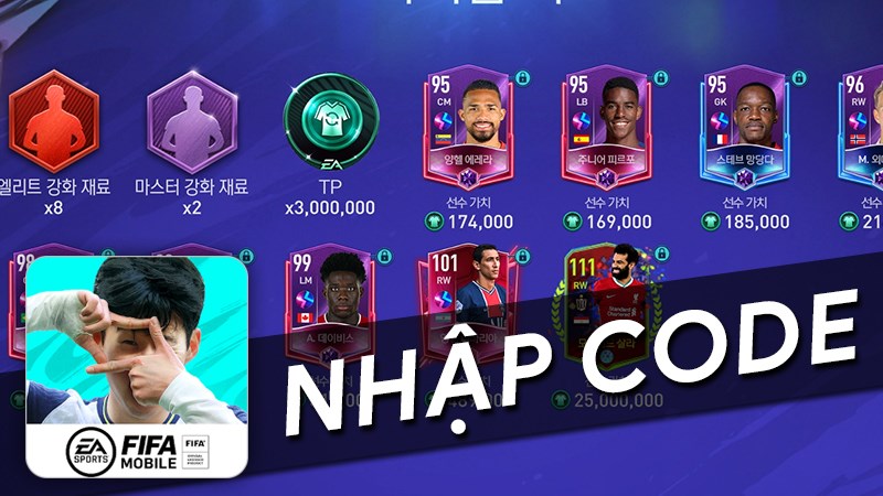 Code FIFA Mobile Nexon