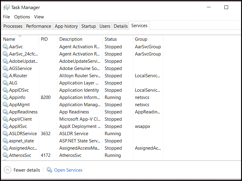 Giải quyết sự cố qua Task Manager