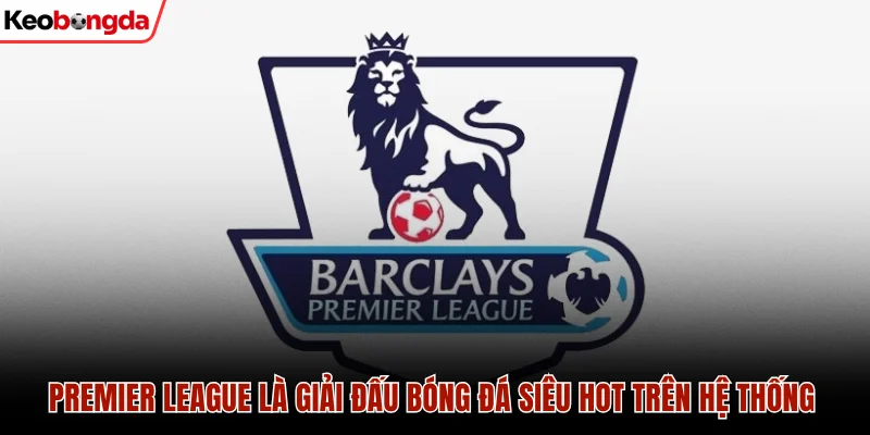Premier League là giải đấu bóng đá siêu hot trên hệ thống